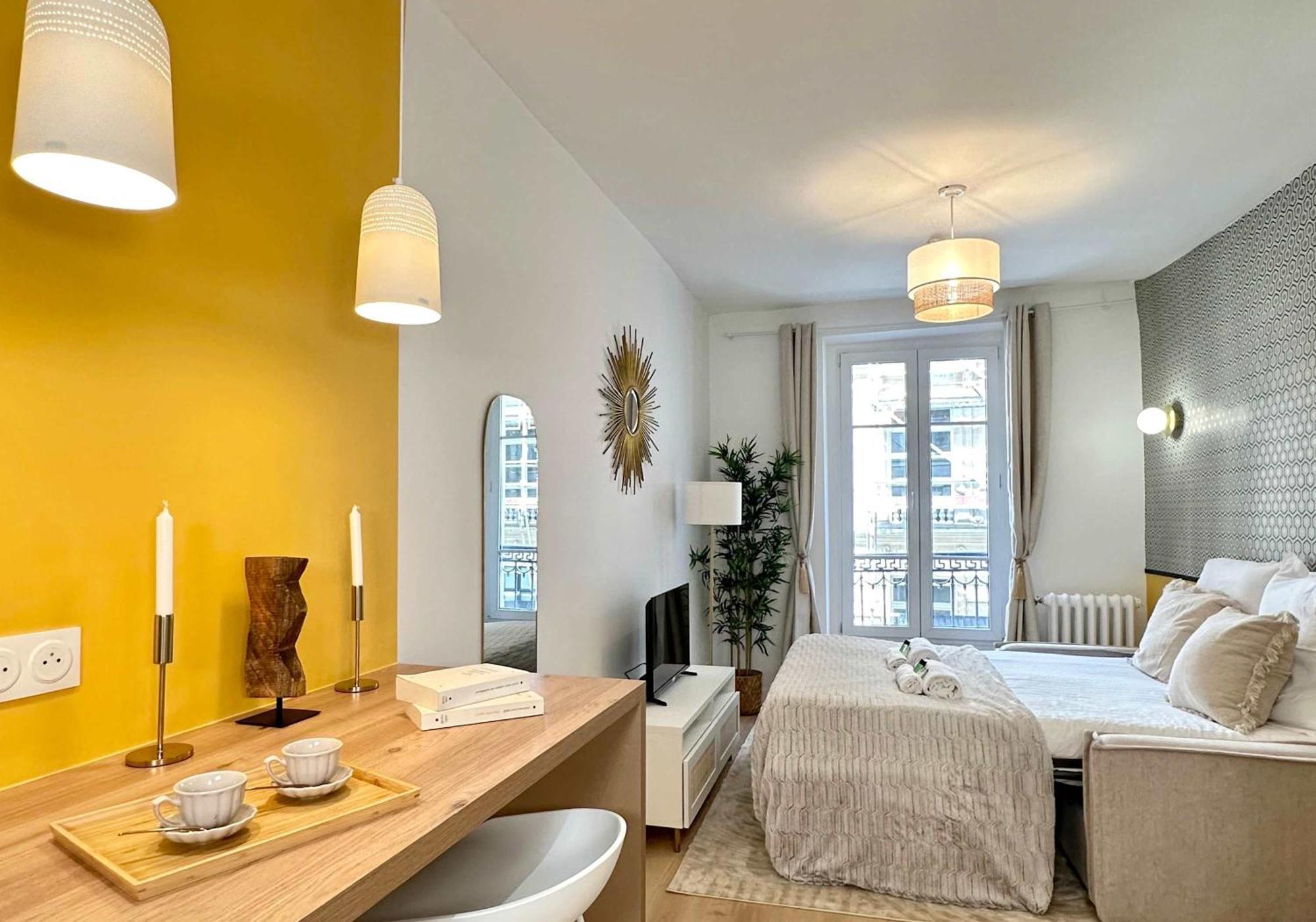 פריז Welcoming Studio Near Opera מראה חיצוני תמונה